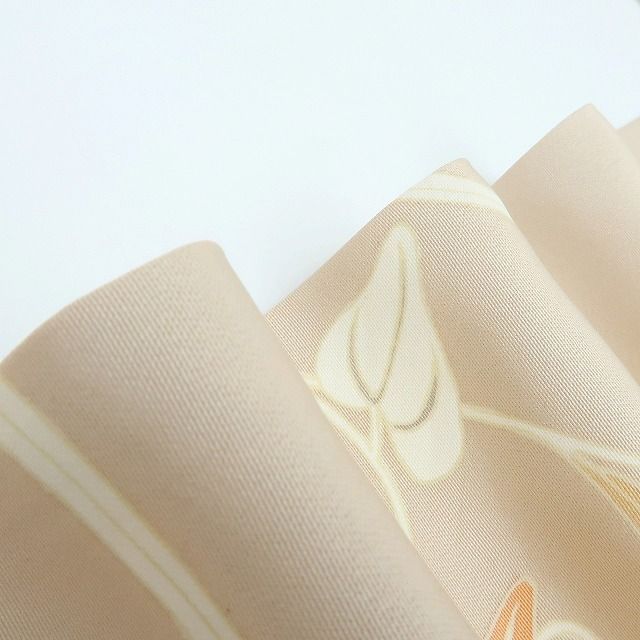 百華❀Y4173◇美品 正絹 金駒刺繡 手縫い仕立て 訪問着 着物 単品