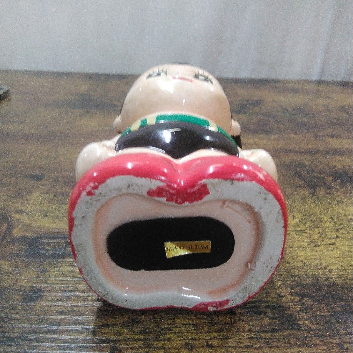 昭和レトロ アトムボーイ 陶器 「アトム、ウランの販促品・貯金箱、2個