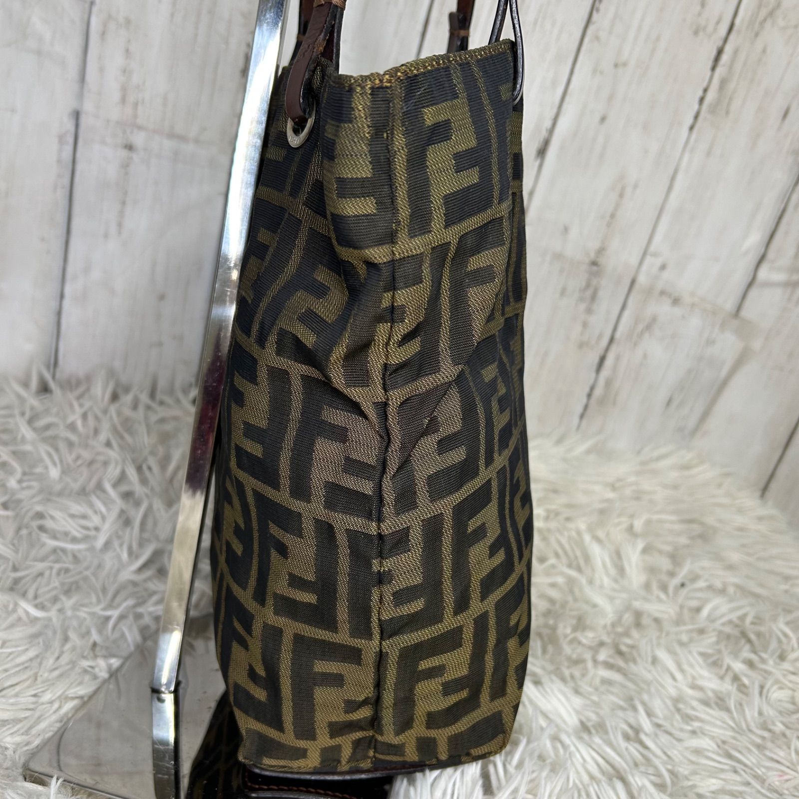 FENDI ズッカ フェンディ ハンドバッグ トートバッグ レザー - メルカリ