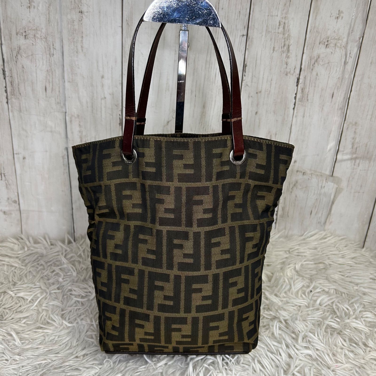 FENDI ズッカ フェンディ ハンドバッグ トートバッグ レザー - メルカリ