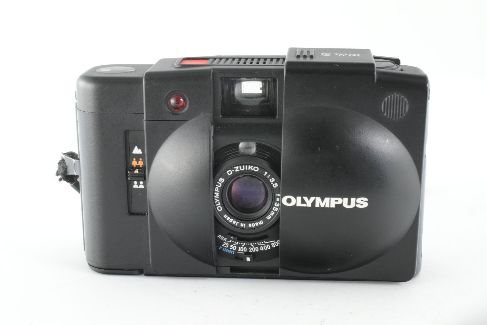 Olympus XA 2 Black Point Shoot 35 mm Film Camera オリンパス コンパクトフィルムカメラ ブラック EF TN JP 1708