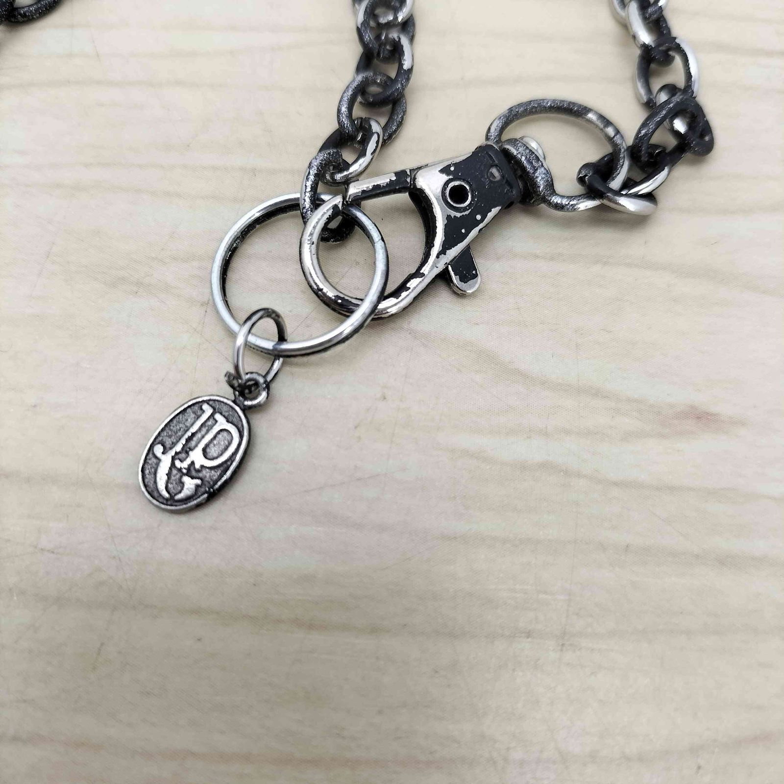 ジャンポールゴルチエ Jean Paul GAULTIER Iron Ball brooch chain