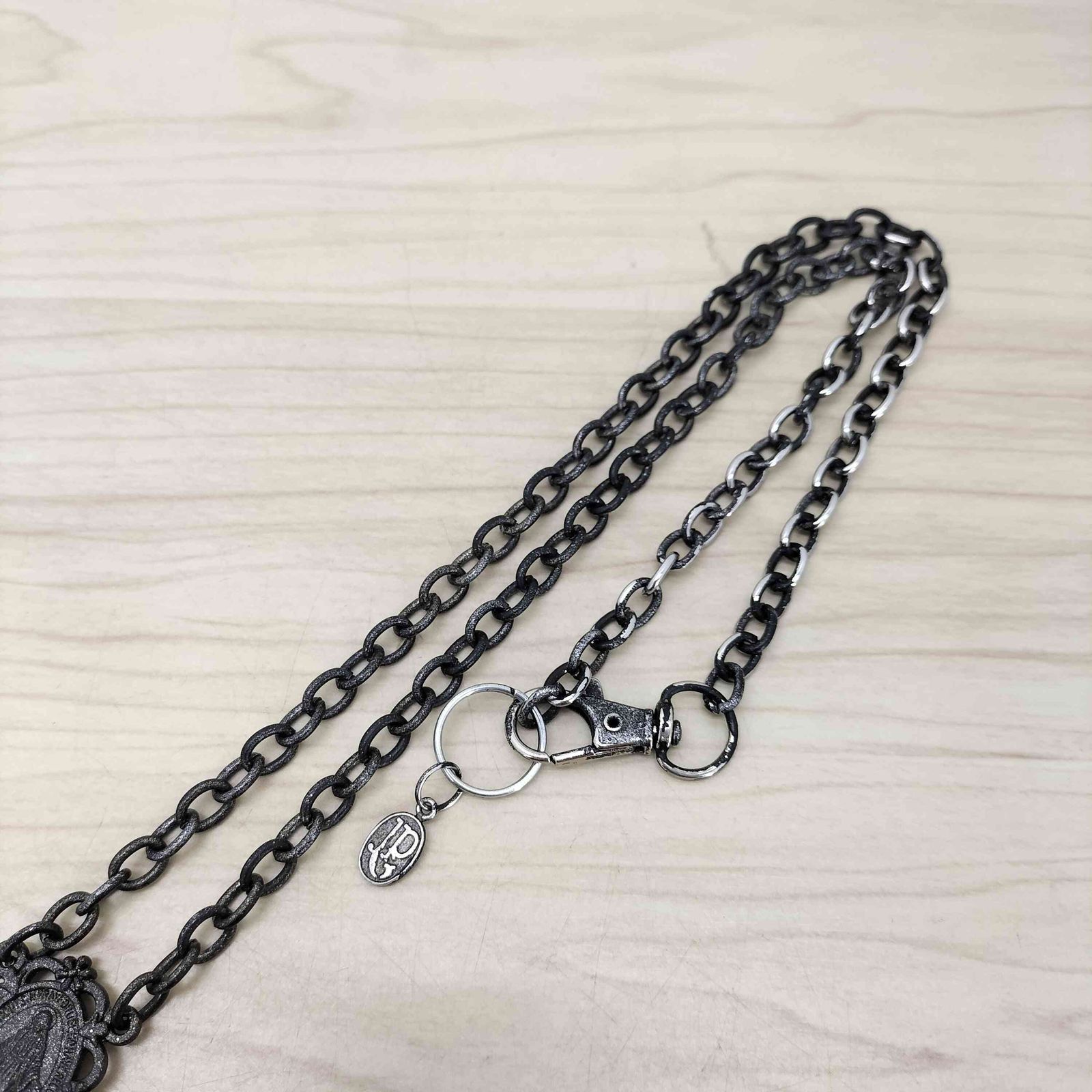 ジャンポールゴルチエ Jean Paul GAULTIER Iron Ball brooch chain
