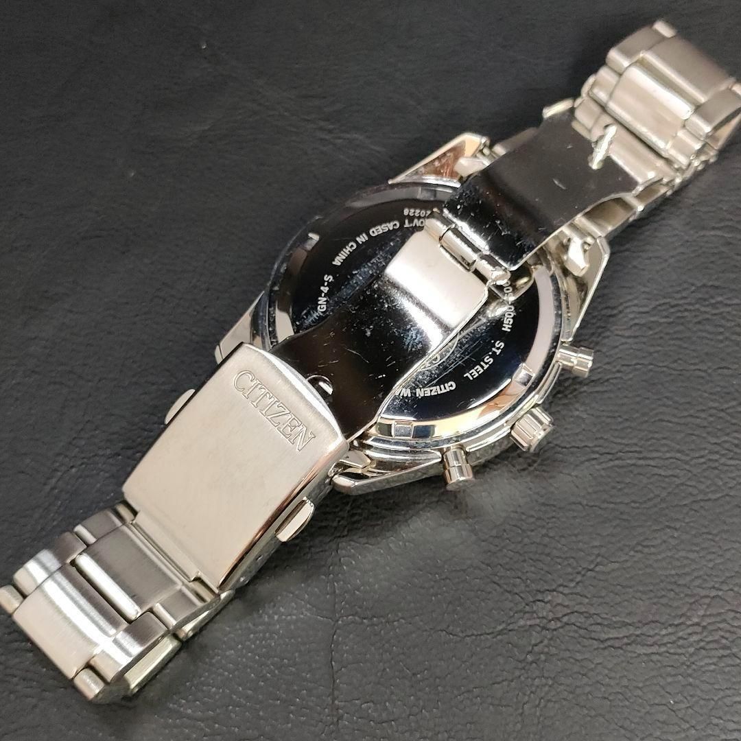 759-13 極美品 CITIZEN シチズン H500 ブラック シルバー ブルー 