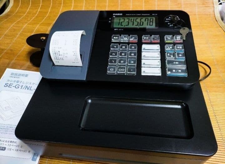 カシオレジスター SE-G2 コンパクト 人気機種 感熱紙 250240 - メルカリ