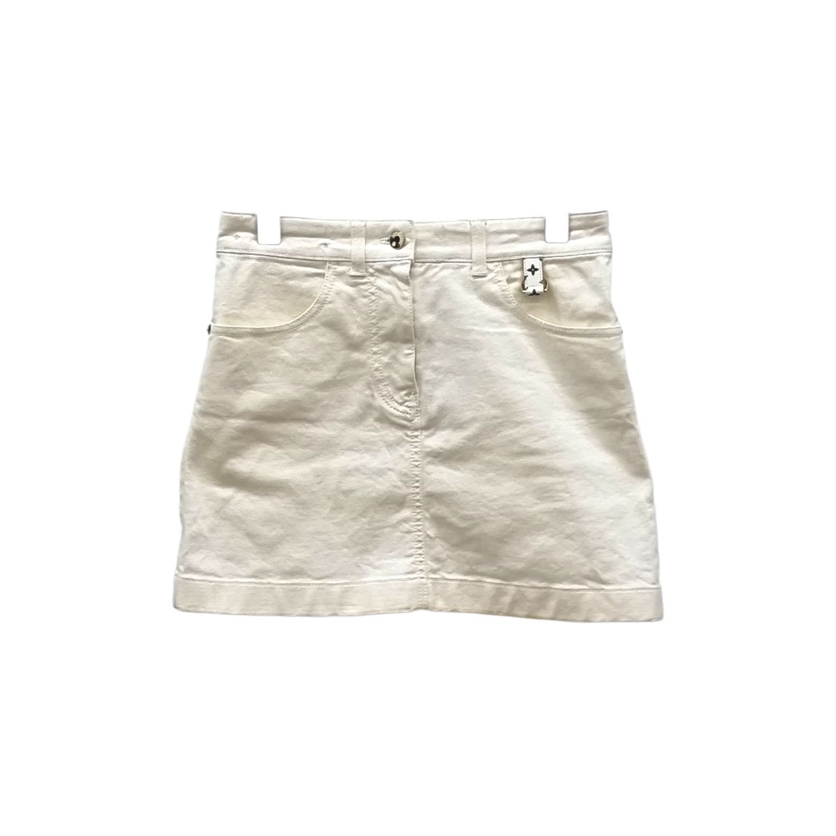 34 Louis Vuitton ルイヴィトン RW 192 W 白 スカート