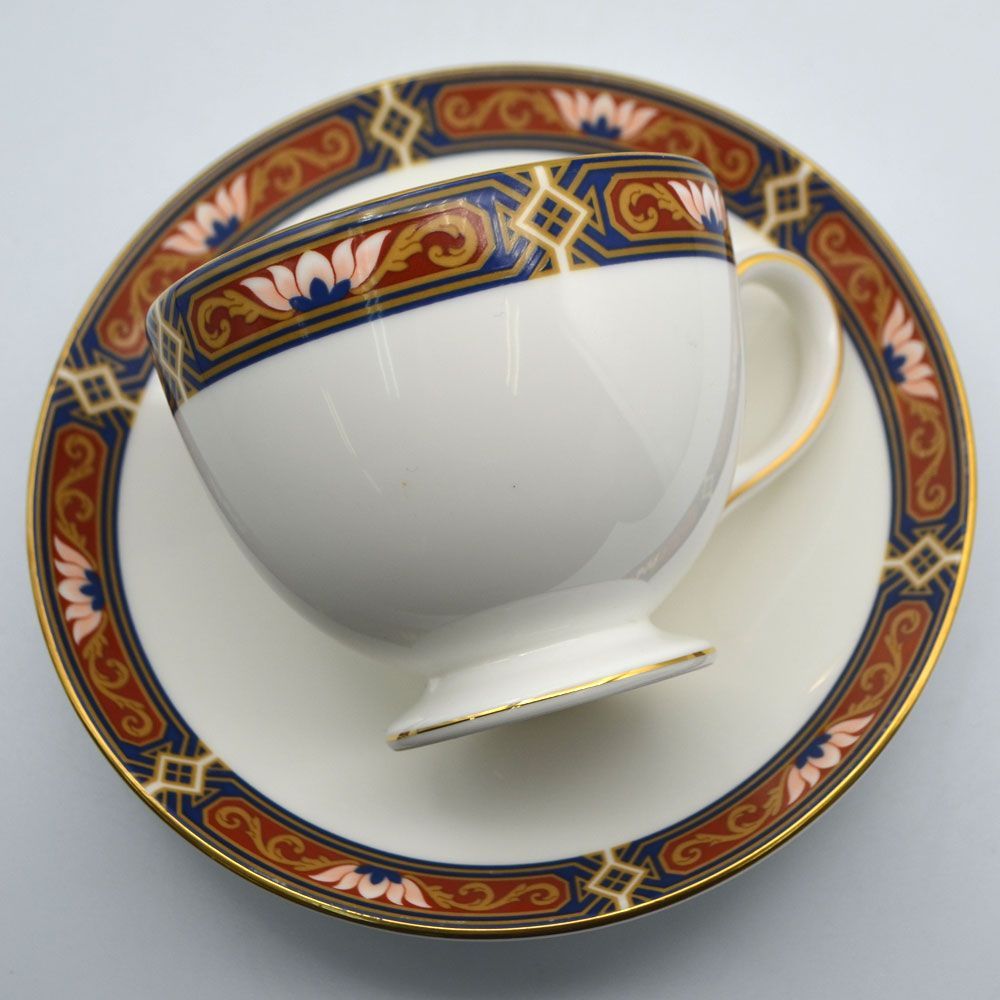 ヴィンテージ 食器 トリオ カップ＆ソーサー Wedgwood ウェッジウッド Chippendale チッペンデール イギリス 1991 1997年 24 a 029 4
