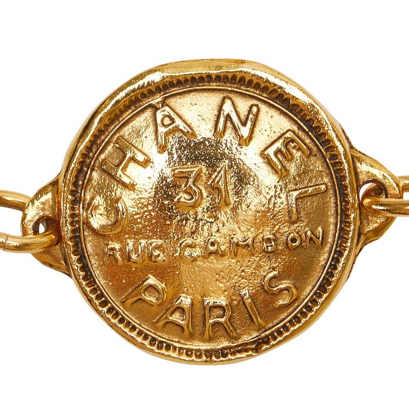 シャネル 31 RUE CAMBON カンボン チェーン ベルト ゴールド メッキ レディース CHANEL 222 08475