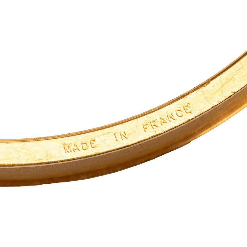 エルメス ケリーバングル カデナ モチーフ ゴールド イエロー メッキ