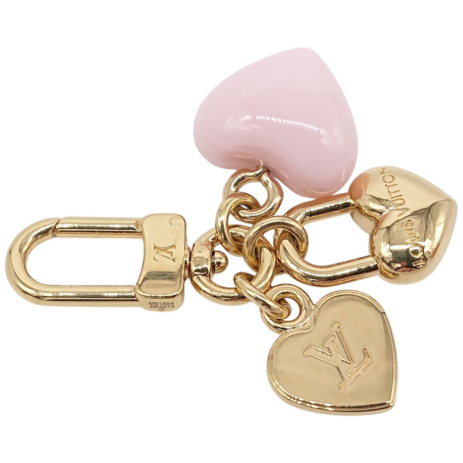  LOUIS VUITTON ルイヴィトン バッグチャーム ハート き プレゼント用 キーホルダー キーリング 小物