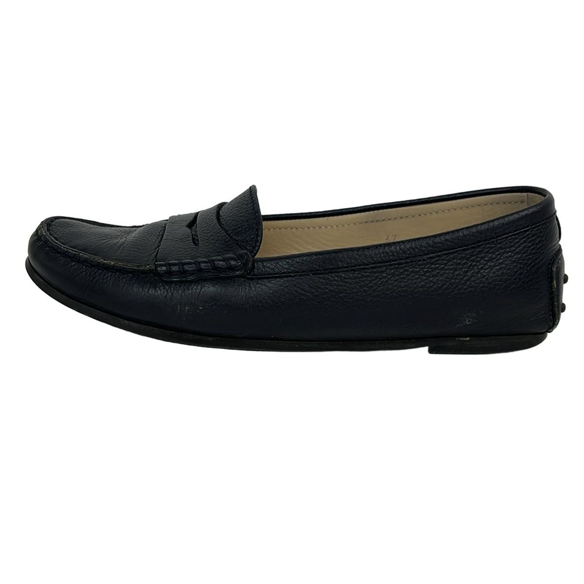 TOD'S(トッズ) ドライビングシューズ 37 レディース - ダークネイビー