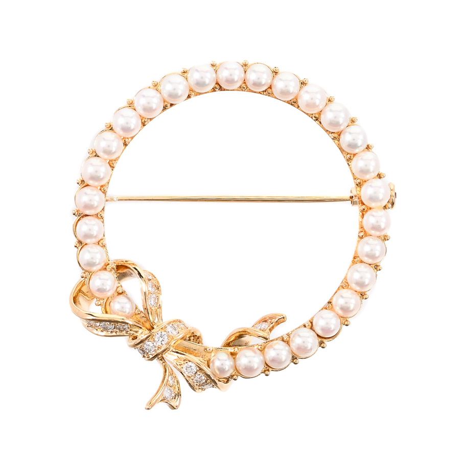 no brand ノンブランドジュエリー ブローチ パール