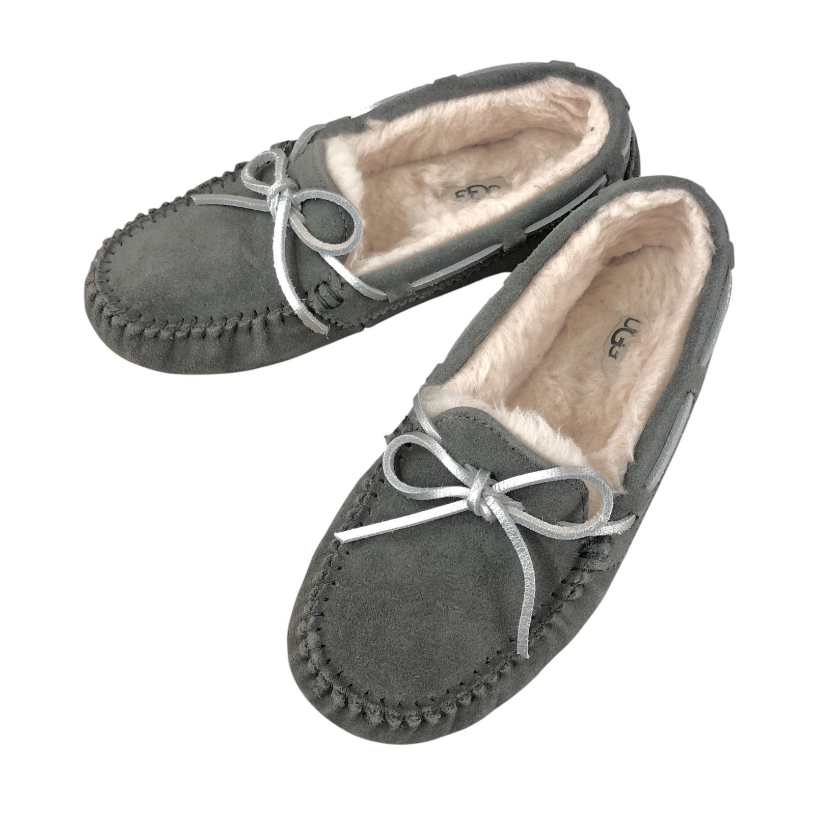 未使用級UGG UGG モカシン ダコタ グレー 22cm アグ ムートン