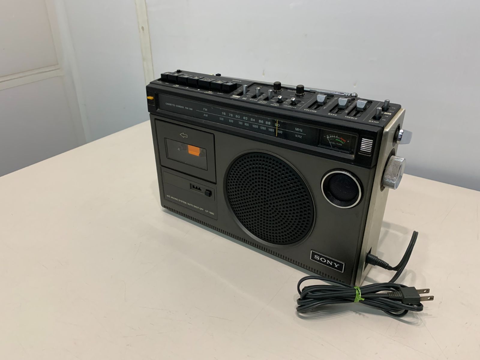 ジャンク品】ソニー カセットコーダー 2BANDS CF-1980 - メルカリ