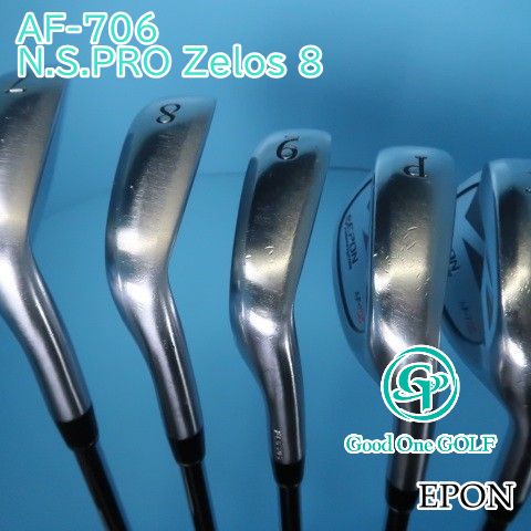 アイアンセット エポン AF-706/N.S.PRO Zelos 8/R/26 8212 - メルカリ