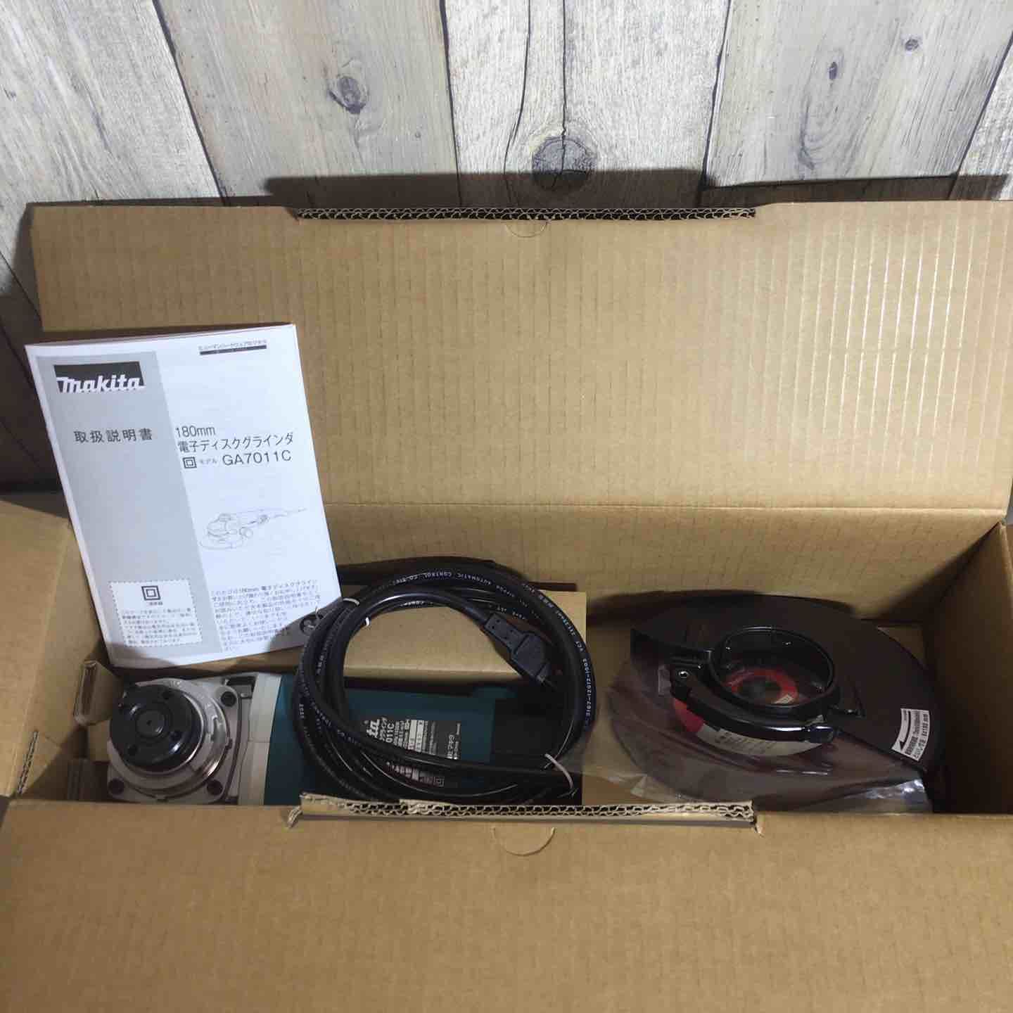  ♥品 マキタ makita 180 mm電子ディスクグラインダ GA 7011 C グラインダ グラインダー 研磨機