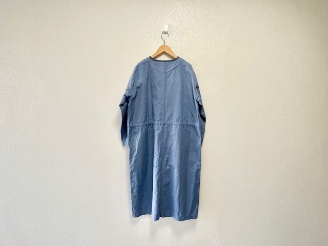  grin グリン 綿麻ピーチワンピース 長袖 七分袖 シャツワンピース