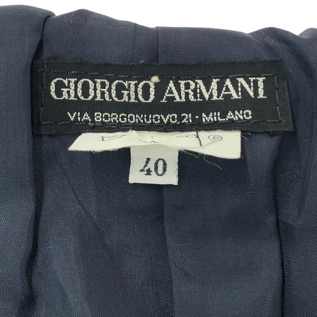 GIORGIO ARMANI ジョルジオアルマーニ テーラードジャケット サイズ:40 