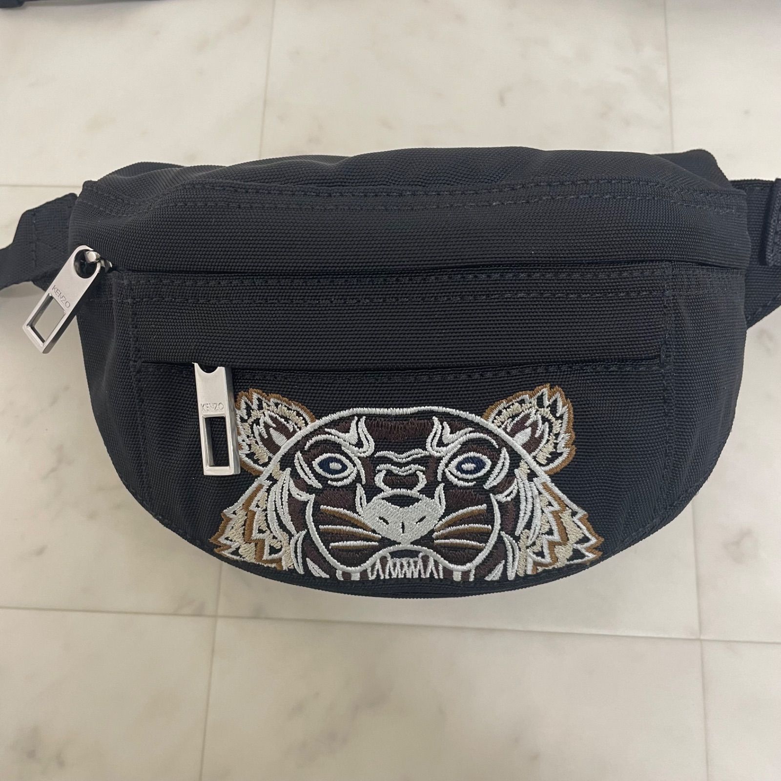 ▪️【美品】KENZO ケンゾー タイガー刺繍 ボディバッグ ウエスト