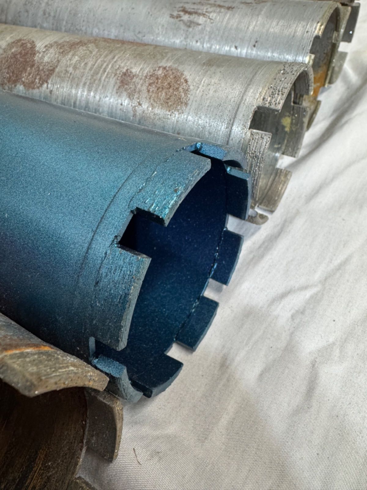  品 コアドリルビット 6点セット 110 mm 92 75 65 mm×2 52 振動 コアドリル ドリル ドライバー レンチ