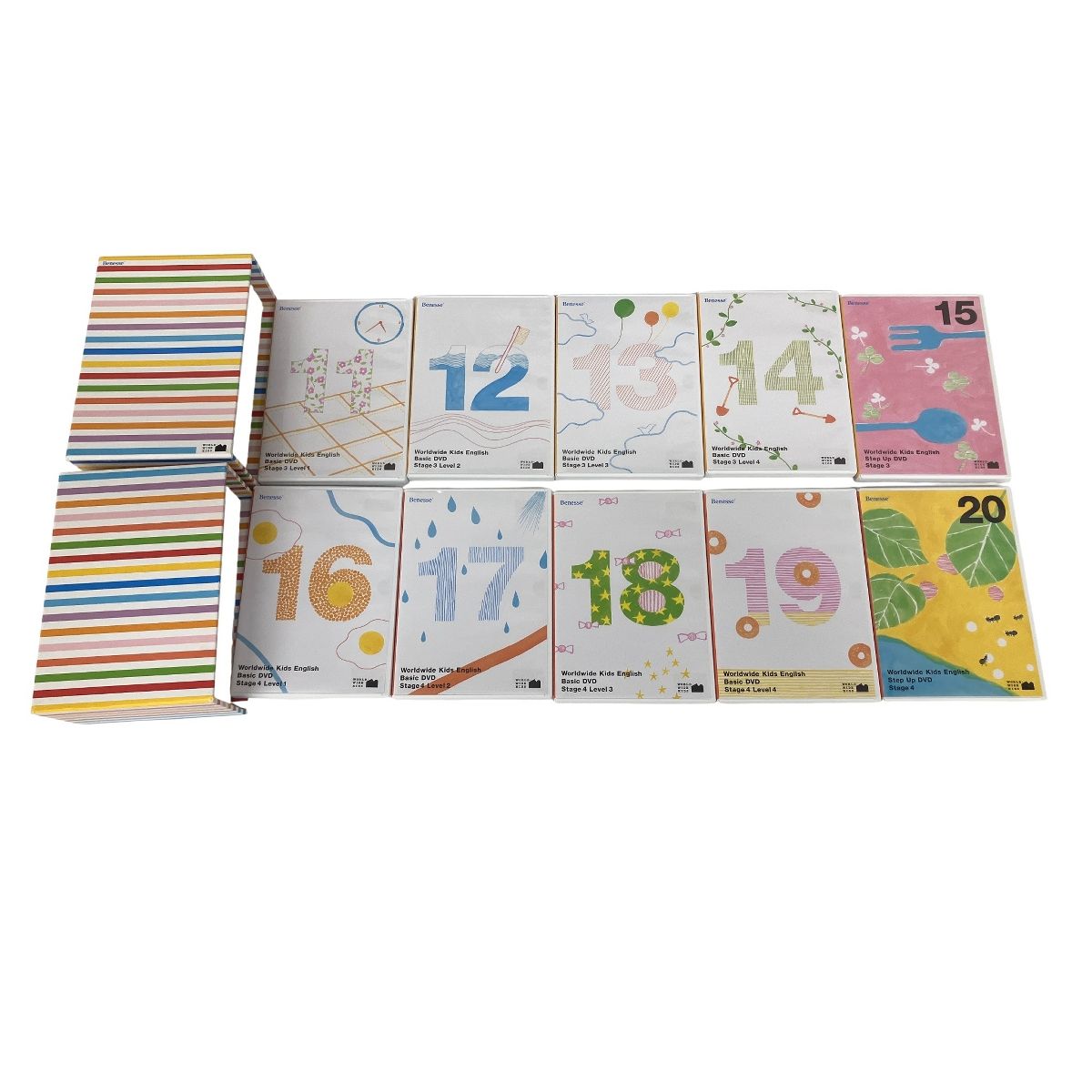  Benesse Worldwide Kids DVD 付属絵本 Stage 1-6 セット 2019-2020年頃 ベネッセ ワールドワイドキッズ 英語 教材 知育玩具 ベビー キッズおもちゃ
