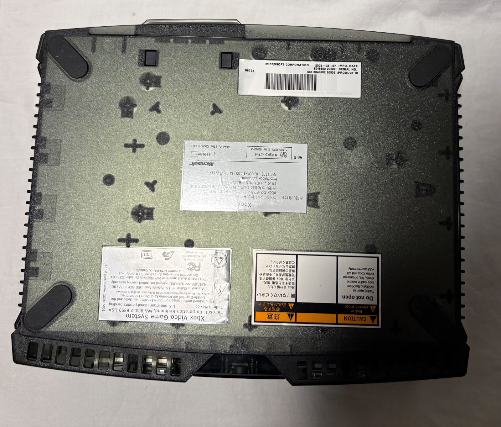 ジャンク 5万台限定 XBOX 初代 Special Edition クリアブラック