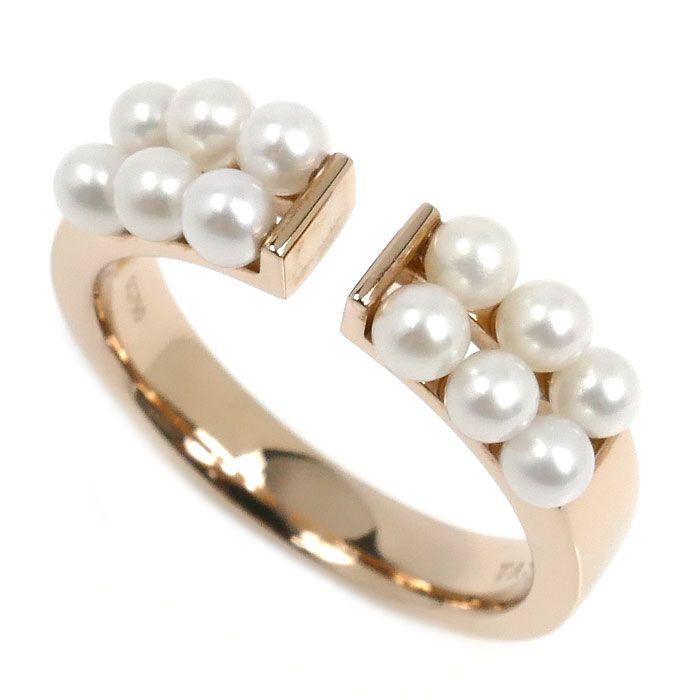 TASAKI タサキ K 18 PG ピンクゴールド プチパール リング 指輪 RC-4484-18 KSG パール約2.7 mm 12号 5.5 g サクラゴールド レディース