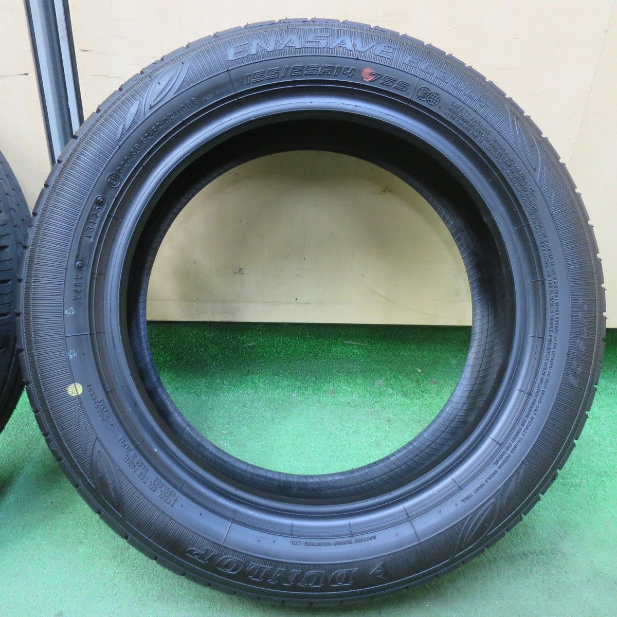  新車外し 25年 155 65 R 14 ダンロップ エナセーブ EC 300 タイヤ 14インチ デイズ ムーヴ ルークス タント ワゴンR 等 5120601イノタ 14インチ サマータイヤ ノーマルタイヤ