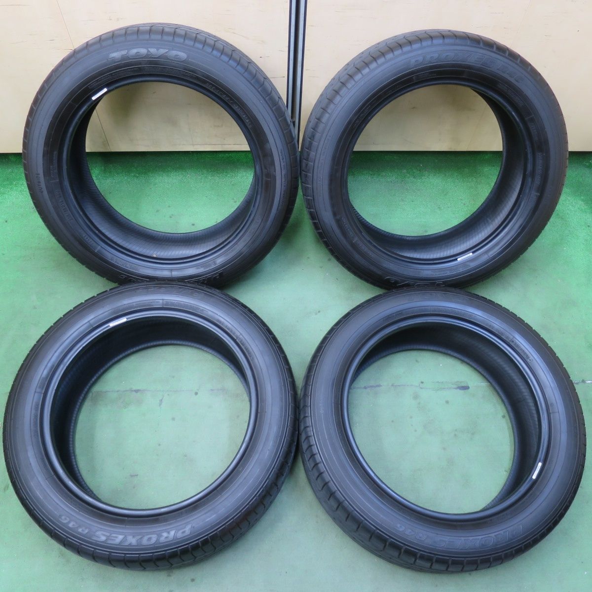 バリ溝！25年！9.5分以上☆225/55R19 トーヨー プロクセス R46 タイヤ