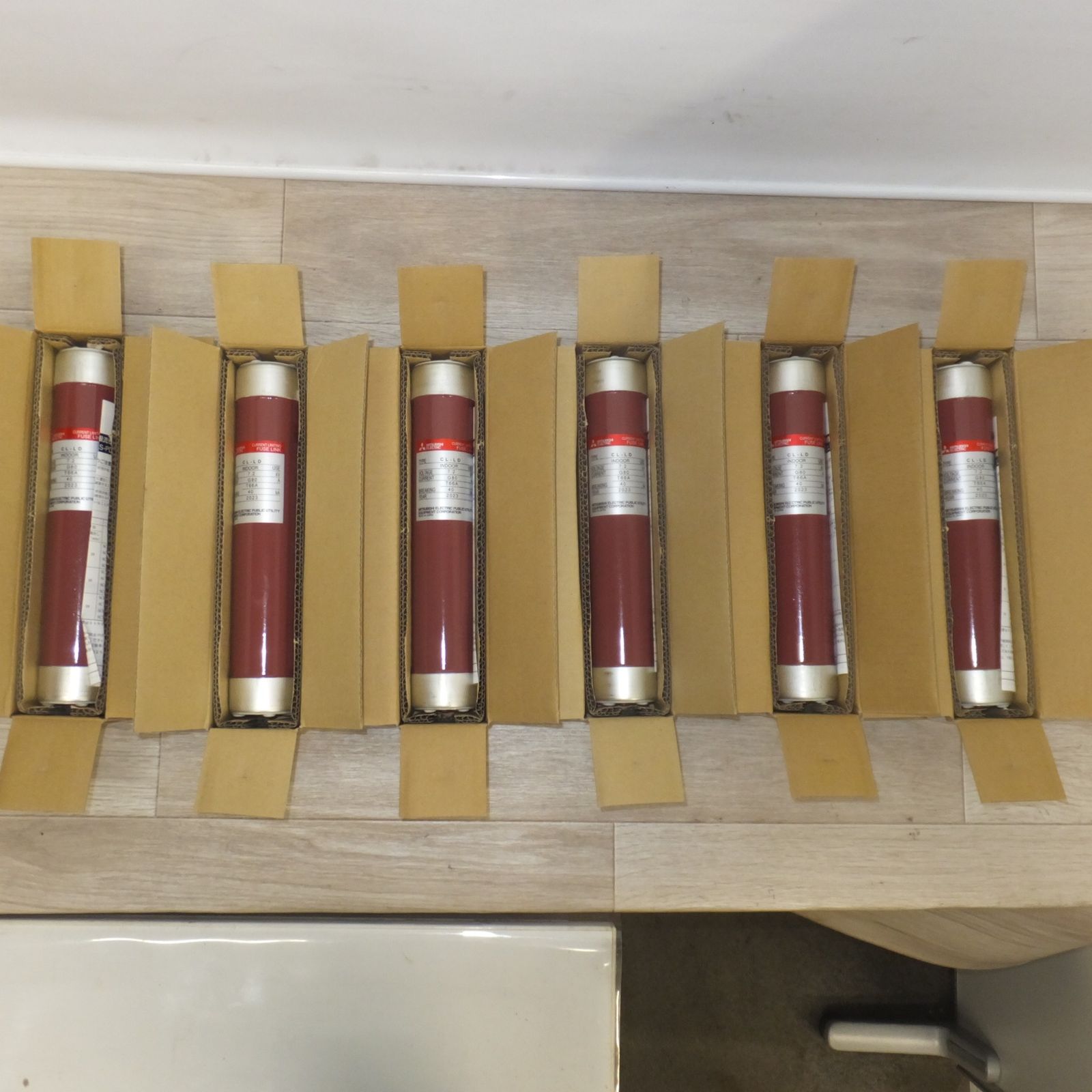 ♥ 三菱 電力ヒューズ 限流ヒューズ CL-LD 7.2 kV G 80 A T 66 40 KA 6本 セット