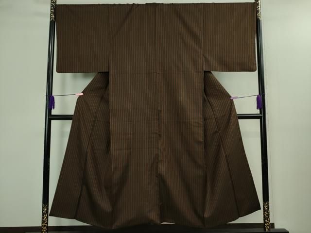 上 男性 本場黄八丈 黒八丈 まるまなこ 紬 kh 6