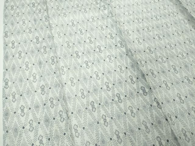 平和屋本店＊極上 夏物 重要無形文化財 越後上布 染織工芸 むら田 菱文