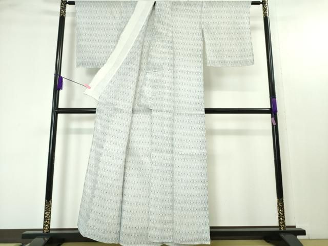 平和屋本店＊極上 夏物 重要無形文化財 越後上布 染織工芸 むら田 菱文