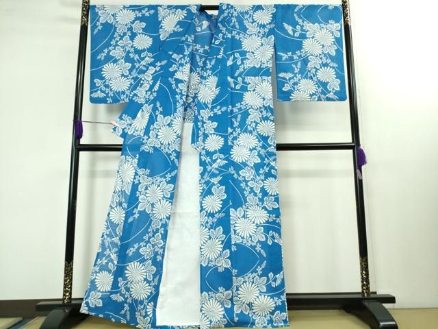 竺仙　綿絽 平和屋本店∴極上 夏物 竺仙 綿絽 浴衣 菊 逸品 DZAB1562kh6 - メルカリ