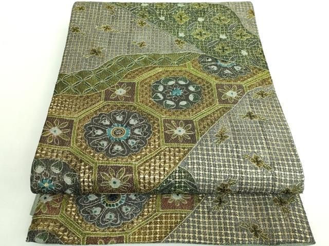 平和屋本店○極上 中国三大刺繍 スワトウ刺繍 汕頭刺繍 総刺繍 全通柄