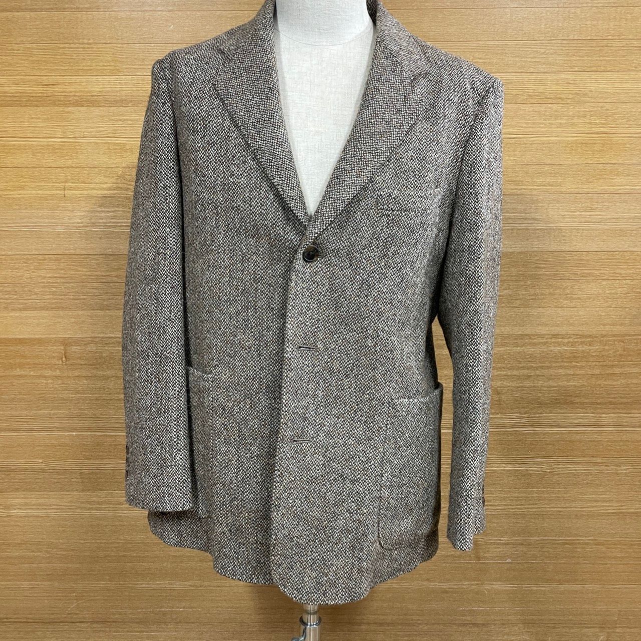 4 papas ハリスツイード コラボ 2Bジャケット Mサイズ パパス - メルカリ 4 papas ハリスツイード コラボ 2Bジャケット Mサイズ パパス - メルカリ