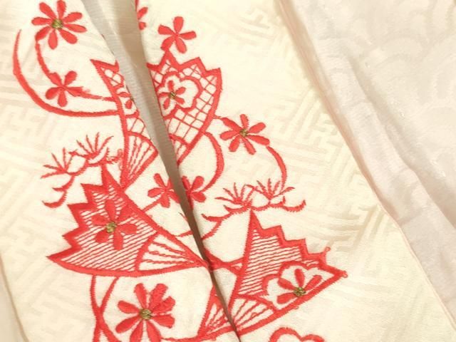半衿刺繍 袋帯