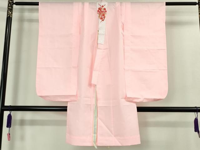  上 七五三 女の子 7歳 祝着 襦袢 単衣 半衿刺繍 袋帯 3点セット 舞蝶毬文 金彩 kh 6 着物 着物ドレス 着物 浴衣 和小物