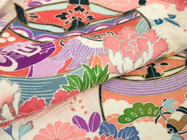 糸車花恩 金銀彩