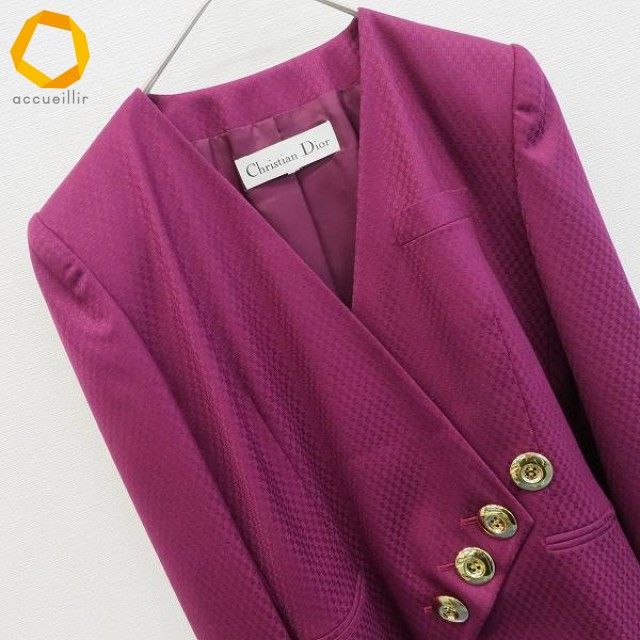 クリスチャンディオール ChristianDior ヴィンテージ ジャケット ノー
