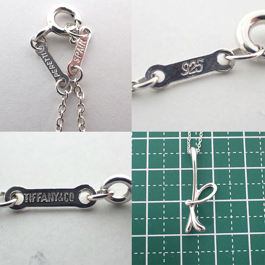 ●SALE★【ティファニー】イニシャル　レター　k　ラージ　ペンダント　2400 楽天市場】ティファニー ネックレス レターkの通販