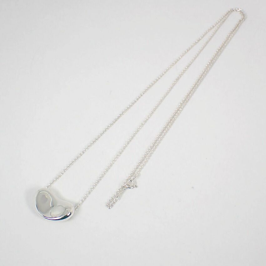 ティファニー 925 ビーン ラージ ペンダント ネックレス j 112-6