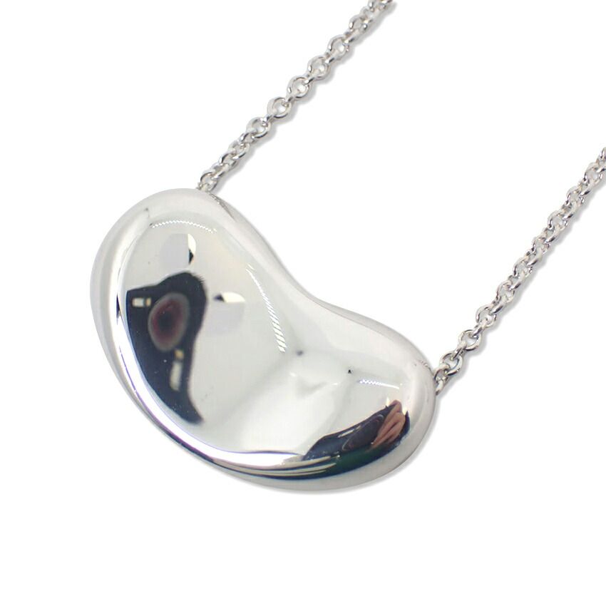 ティファニー 925 ビーン ラージ ペンダント ネックレス j 112-6