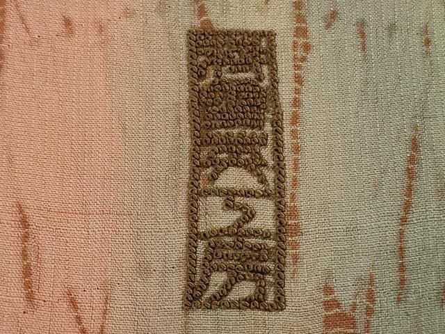 平和屋本店●極上　中国人間国宝　将雪英　訪問着　紬地　中国三大刺繍　相良刺繍　杢目絞り　舞蝶花文　逸品　DZAB1985kh6 平和屋本店○極上 中国人間国宝 将雪英 訪問着 紬地 中国三大刺繍 相良