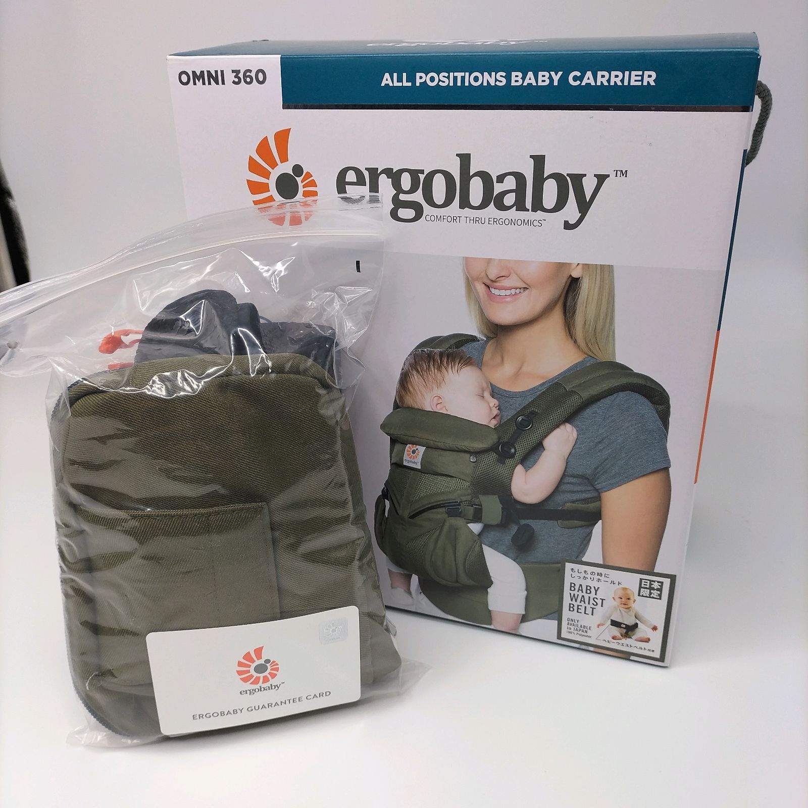 Ergobaby OMNI 360 抱っこひも オリーブ 美品 ergobaby OMNI 360 クールエア 抱っこ紐 オリーブ - メルカリ