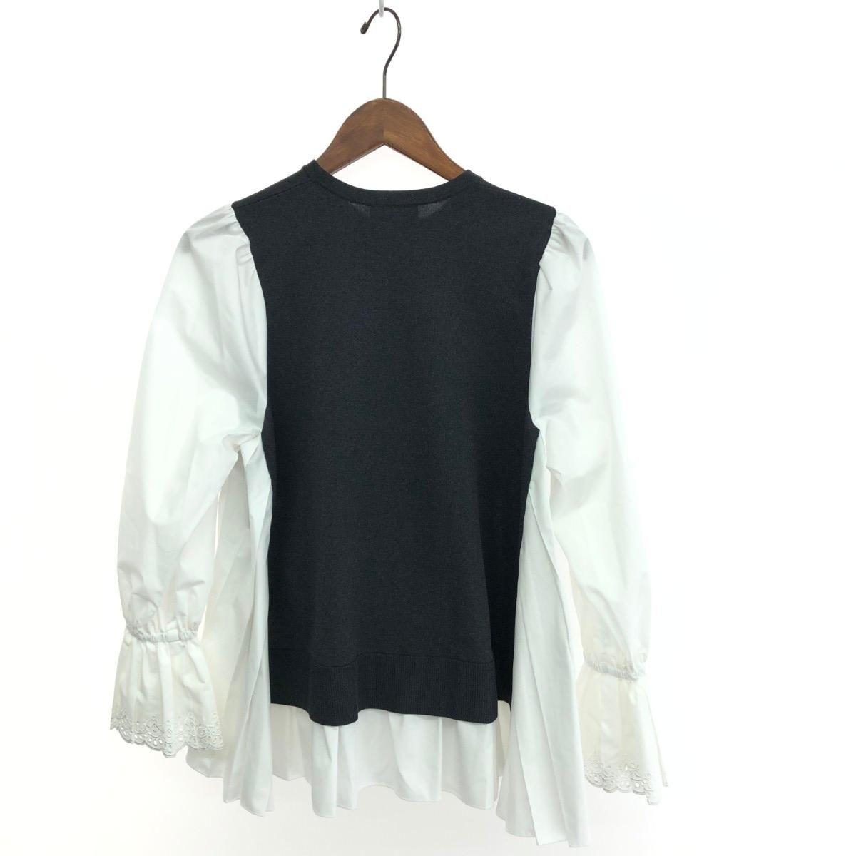 UNITED ARROWS ユナイテッドアローズ プリーツコンビニットブラウス