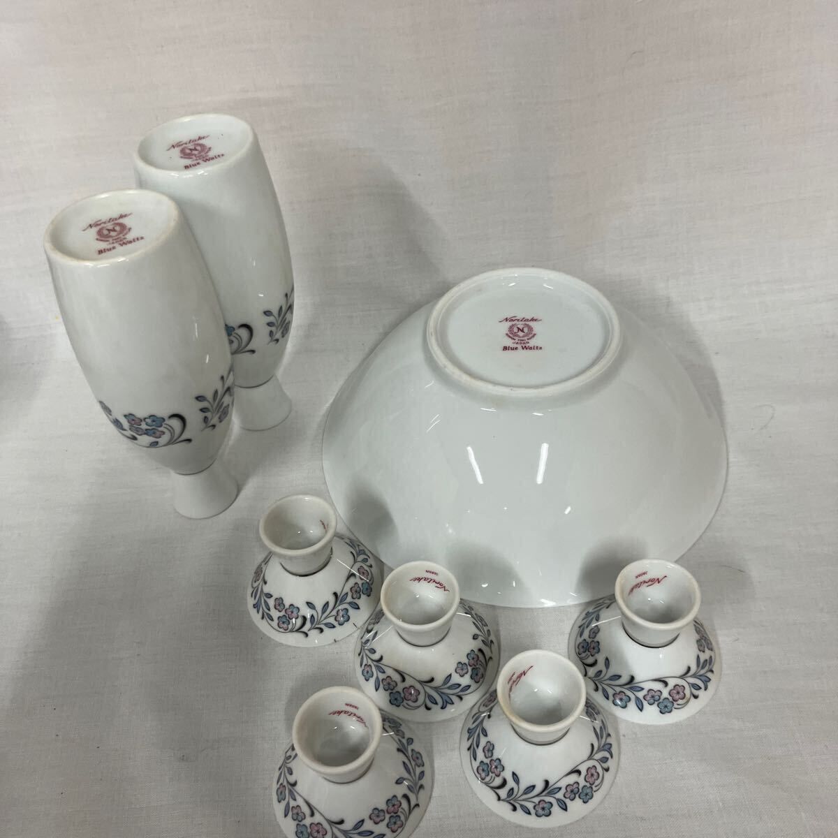 ノリタケ/ブルーワルツ/4箱まとめて/吸物碗/番茶揃/茶托/酒器揃/菓子ば