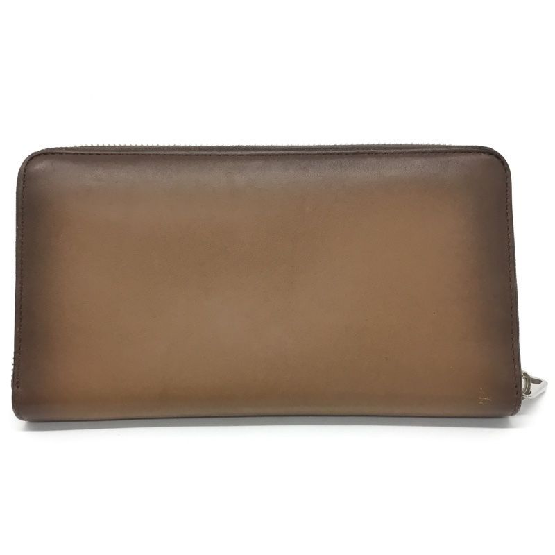 BALLY【バリー】ラウンドファスナー長財布 SELEN.S レザー ブラウン系