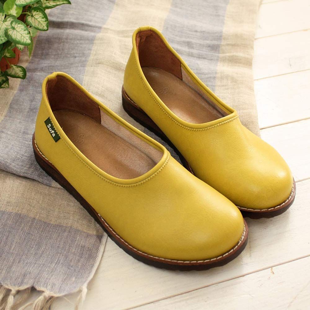  やさしい靴工房 Belle - Sofa スリッポン レディース 歩きやすい 疲れにくい 痛くない パンプス バレエシューズ フラット コンフォートシューズ インソール ヴィーガンレザー 婦人靴 GARDN その他 靴