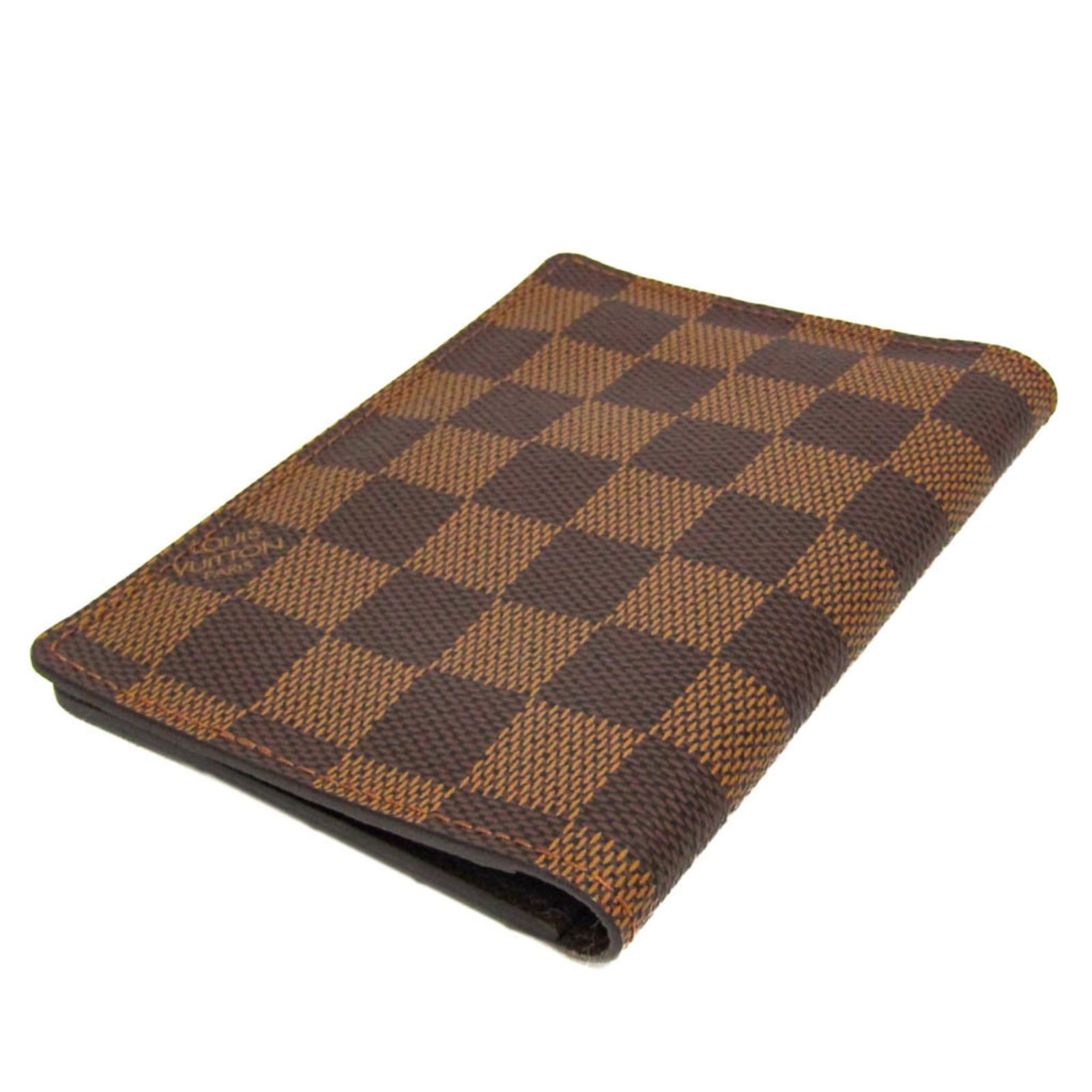 ルイスヴィトン ダミエ・キャンバス ケース 美品 ルイ・ヴィトン(Louis Vuitton) ダミエ クーヴェルテュール パスポール
